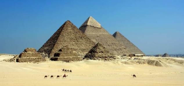 How old are the pyramids in Egypt?