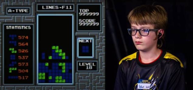 This kid Just Beat NES Tetris For The First Time