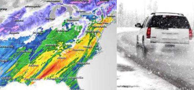 Central And Eastern US Drivers Will Face A Strong Winter Storm